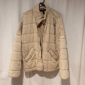 Forever 21 Beige Quilted Jacket